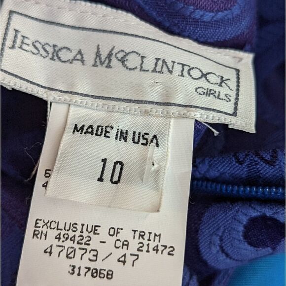 Jessica McClintock vintage dress size 10 - Picture 12 of 14